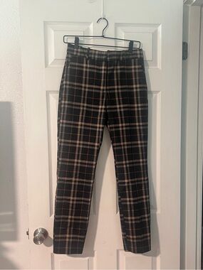 H&M plaid slacks